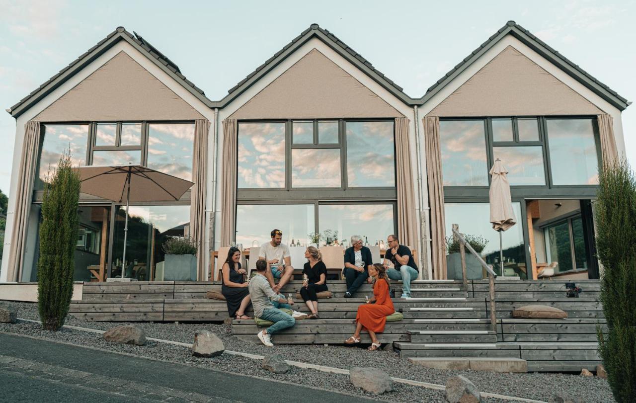 Premium Design Ferienhäuser MOSEL-CHALETS Pommern Exteriör bild