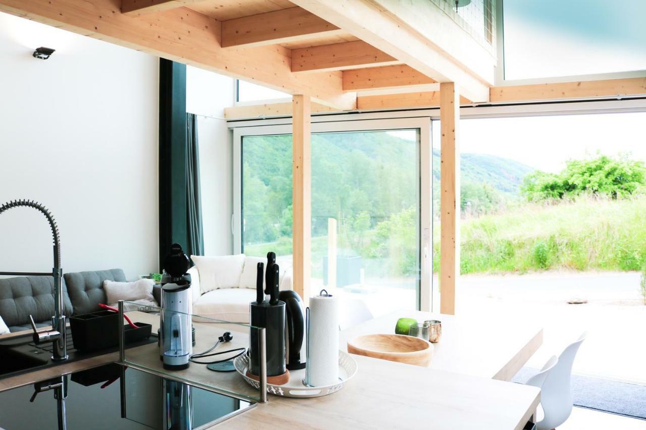 Premium Design Ferienhäuser MOSEL-CHALETS Pommern Exteriör bild