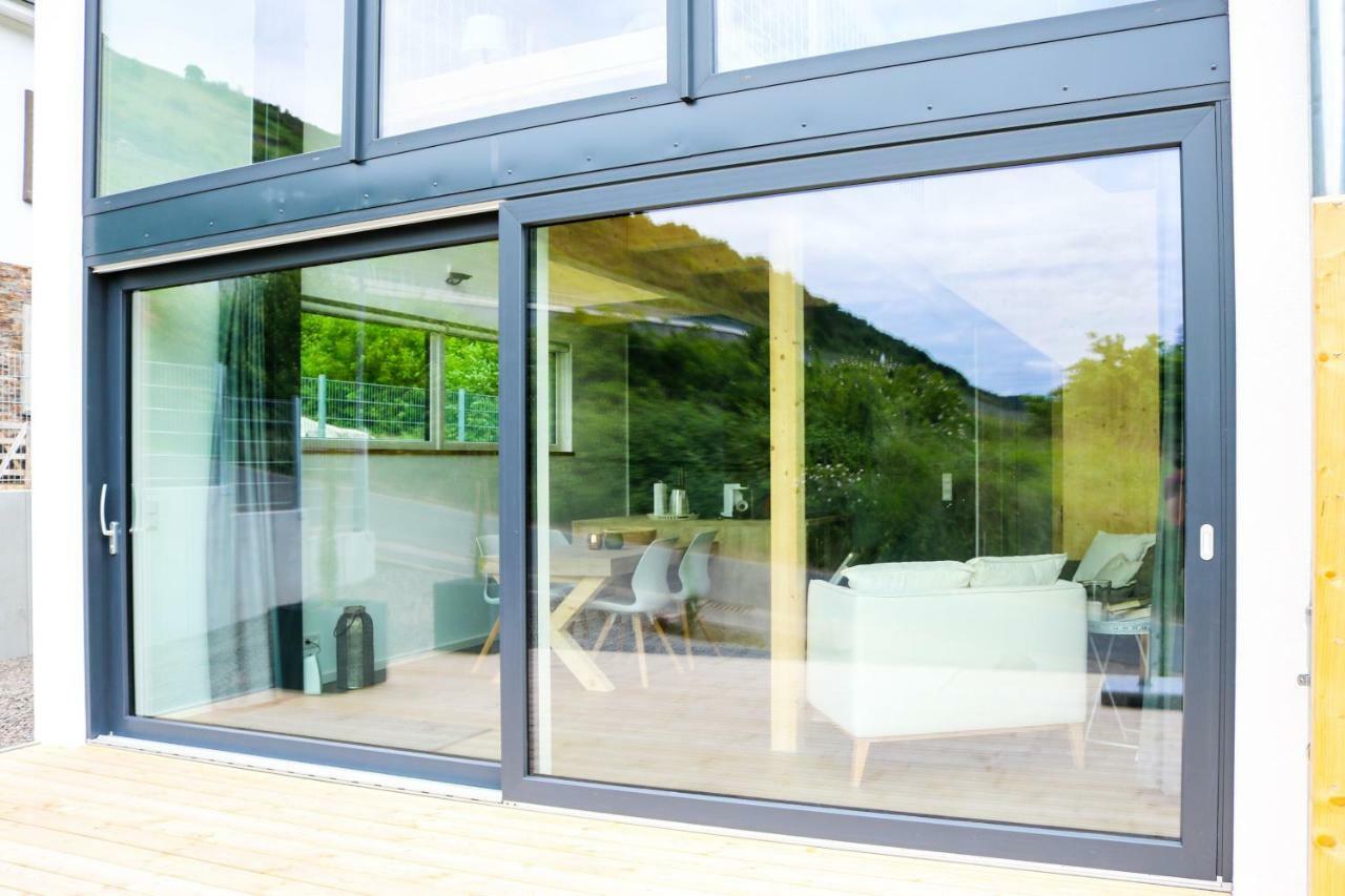 Premium Design Ferienhäuser MOSEL-CHALETS Pommern Exteriör bild