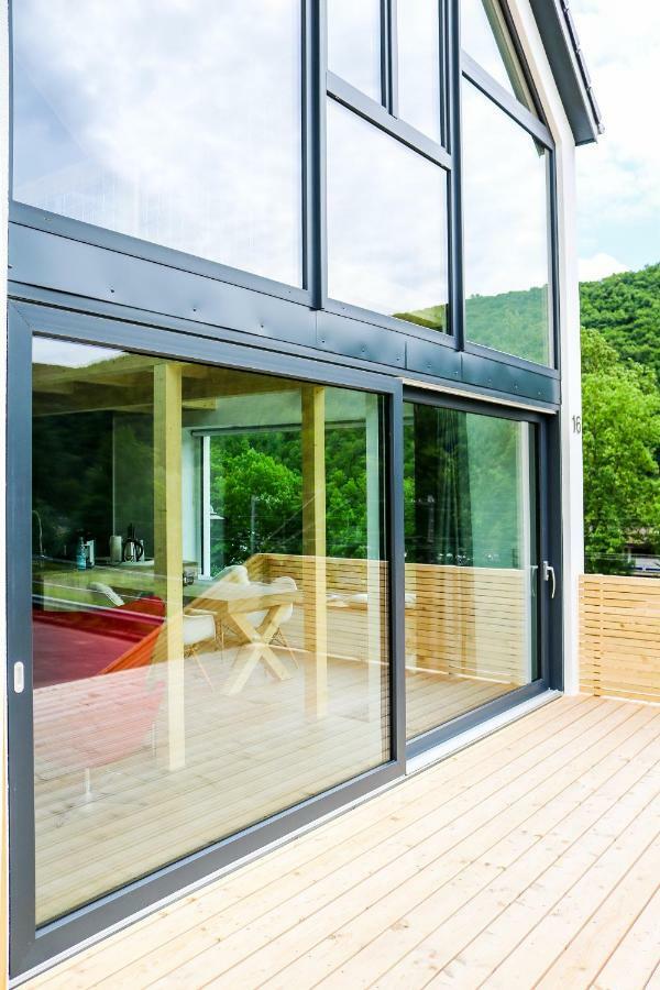 Premium Design Ferienhäuser MOSEL-CHALETS Pommern Exteriör bild