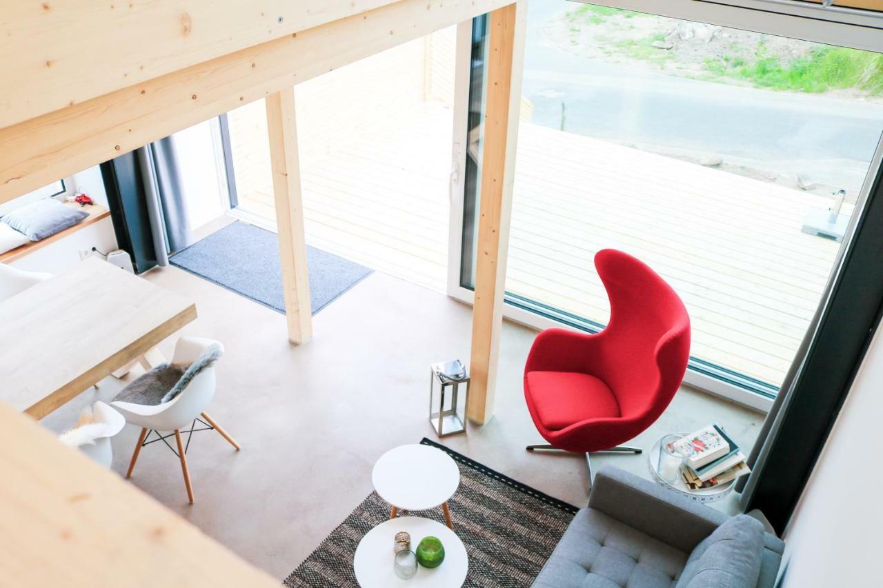 Premium Design Ferienhäuser MOSEL-CHALETS Pommern Exteriör bild